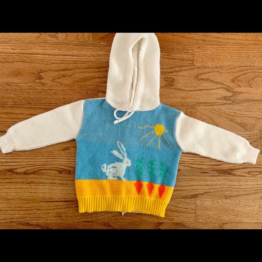 Vintage bunny sweater